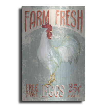 Luxe Metal Art 'Farm Nostalgia III' by Danhui Nai, Metal Wall Art