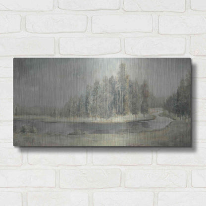 Luxe Metal Art 'Landscape Trio IV' by Danhui Nai, Metal Wall Art,24x12