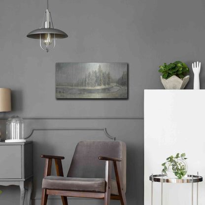 Luxe Metal Art 'Landscape Trio IV' by Danhui Nai, Metal Wall Art,24x12