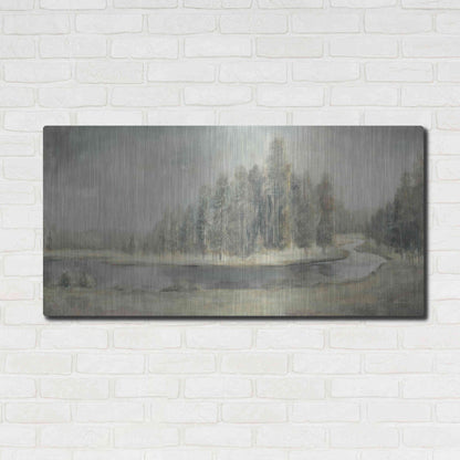 Luxe Metal Art 'Landscape Trio IV' by Danhui Nai, Metal Wall Art,48x24