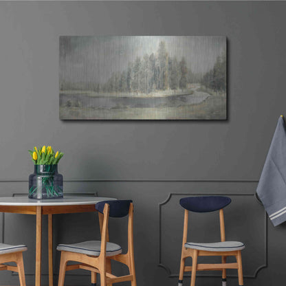 Luxe Metal Art 'Landscape Trio IV' by Danhui Nai, Metal Wall Art,48x24