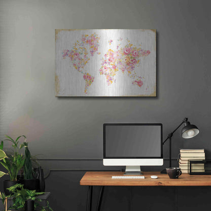 Luxe Metal Art 'Midsummer World' by Danhui Nai, Metal Wall Art,36x24
