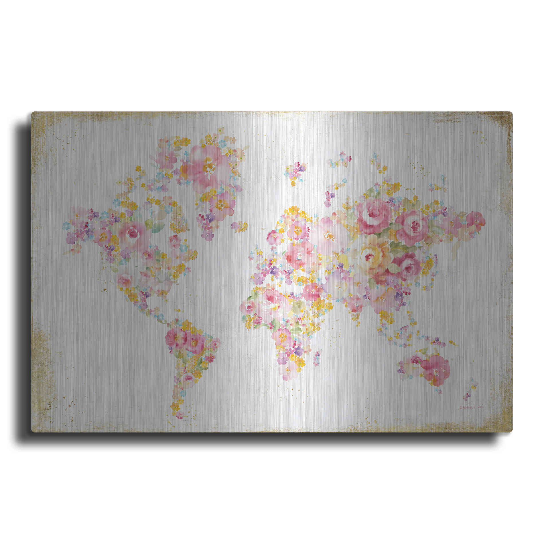 Luxe Metal Art 'Midsummer World' by Danhui Nai, Metal Wall Art