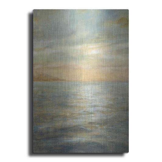 Luxe Metal Art 'Serene Sea II' by Danhui Nai, Metal Wall Art