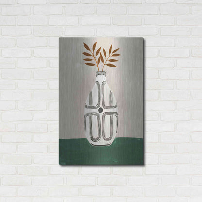 Luxe Metal Art 'Emile Vase' by Megan Galante, Metal Wall Art,24x36