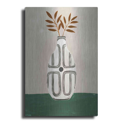 Luxe Metal Art 'Emile Vase' by Megan Galante, Metal Wall Art