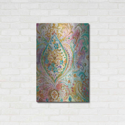 Luxe Metal Art 'Boho Paisley II' by Danhui Nai, Metal Wall Art,24x36
