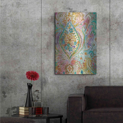 Luxe Metal Art 'Boho Paisley II' by Danhui Nai, Metal Wall Art,24x36