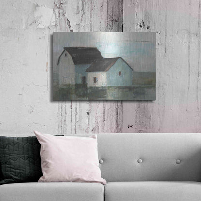 Luxe Metal Art 'Barn at Sunset II' by Ethan Harper, Metal Wall Art,36x24