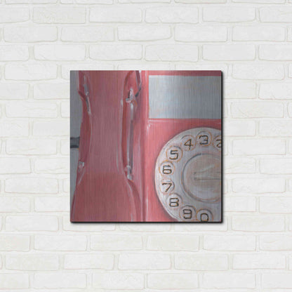 Luxe Metal Art 'The 70's Called... IV' by Ethan Harper, Metal Wall Art,24x24