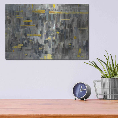 Luxe Metal Art 'Reflections Crop' by Danhui Nai, Metal Wall Art,16x12