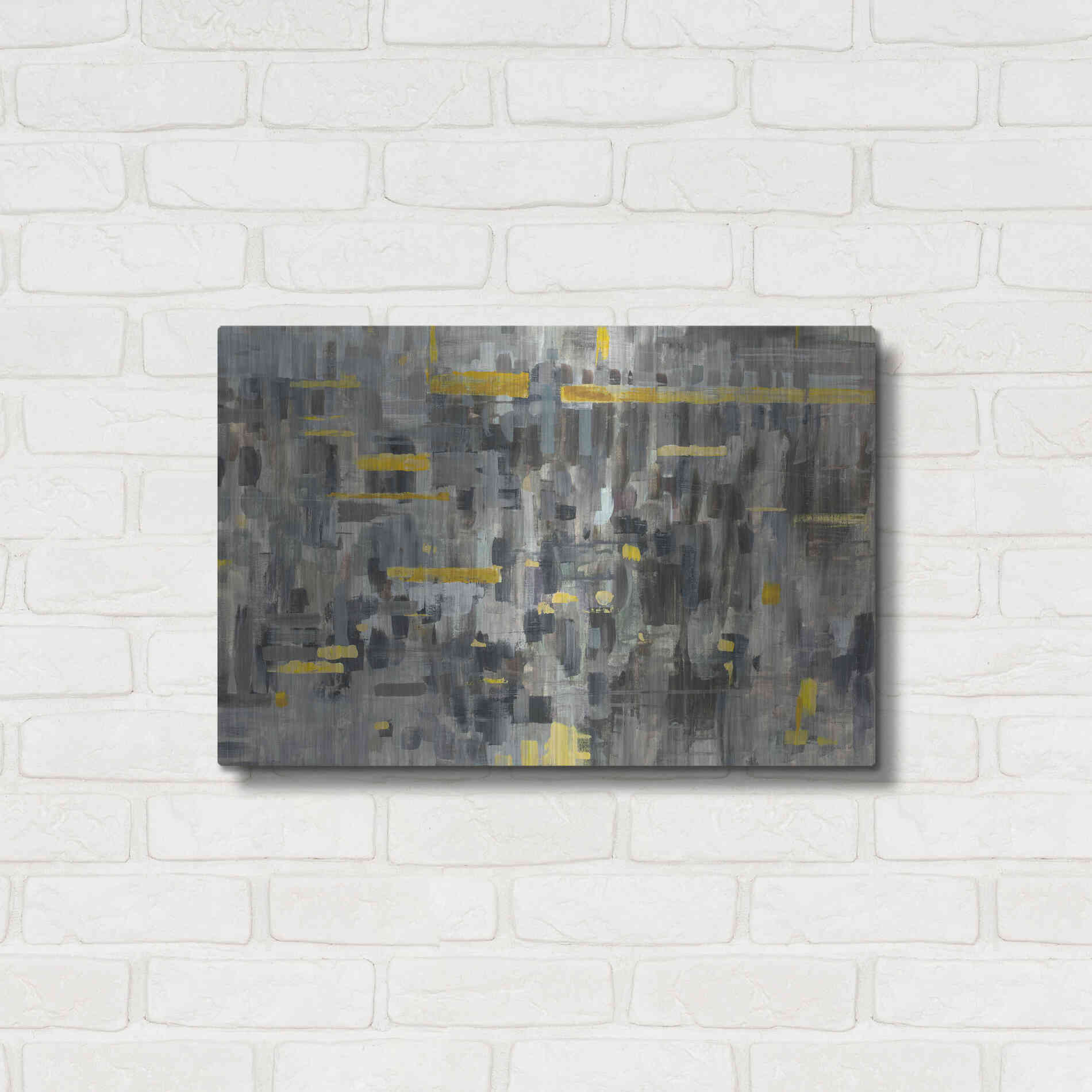 Luxe Metal Art 'Reflections Crop' by Danhui Nai, Metal Wall Art,24x16