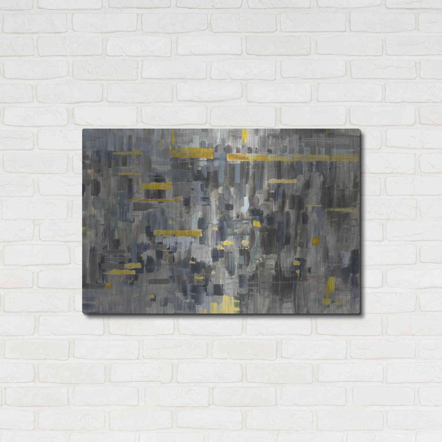 Luxe Metal Art 'Reflections Crop' by Danhui Nai, Metal Wall Art,36x24