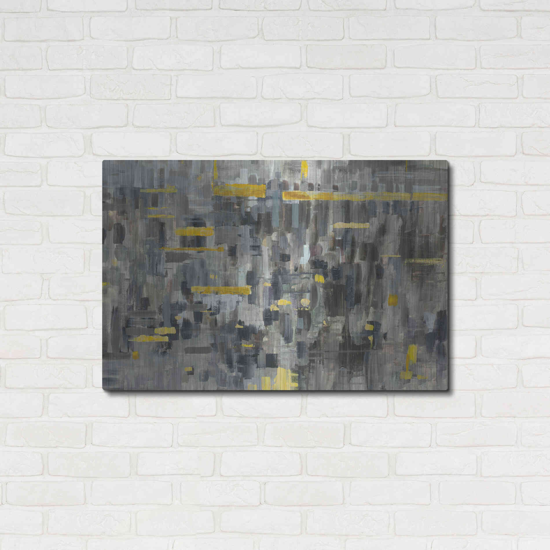 Luxe Metal Art 'Reflections Crop' by Danhui Nai, Metal Wall Art,36x24