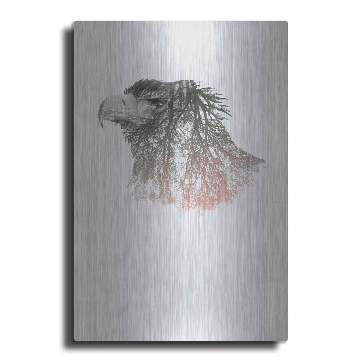 Luxe Metal Art 'Eye of the Forest I' by Clean Nature, Metal Wall Art