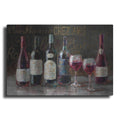 Luxe Metal Art 'Bistro Reds v.2 Crop' by Danhui Nai, Metal Wall Art