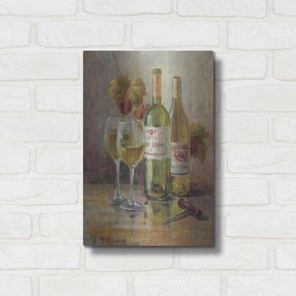 Luxe Metal Art 'Opening the Wine II' by Danhui Nai, Metal Wall Art,12x16
