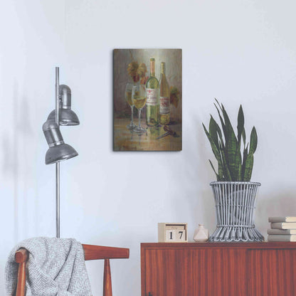 Luxe Metal Art 'Opening the Wine II' by Danhui Nai, Metal Wall Art,16x24