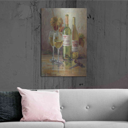Luxe Metal Art 'Opening the Wine II' by Danhui Nai, Metal Wall Art,24x36