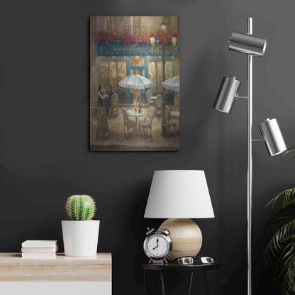 Luxe Metal Art 'Paris Cafe I Crop' by Danhui Nai, Metal Wall Art,16x24
