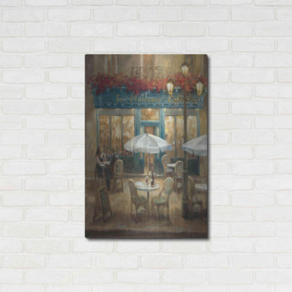 Luxe Metal Art 'Paris Cafe I Crop' by Danhui Nai, Metal Wall Art,24x36