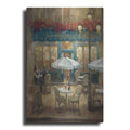 Luxe Metal Art 'Paris Cafe I Crop' by Danhui Nai, Metal Wall Art
