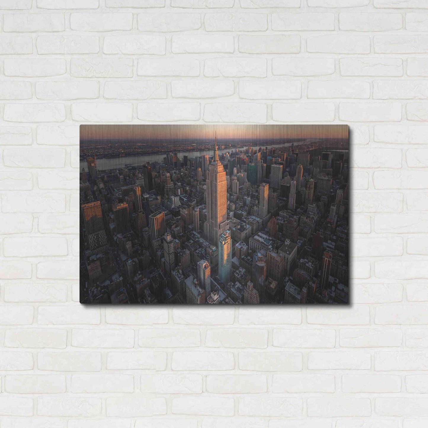 Luxe Metal Art 'Empire Flight' by Bruce Getty, Metal Wall Art,36x24