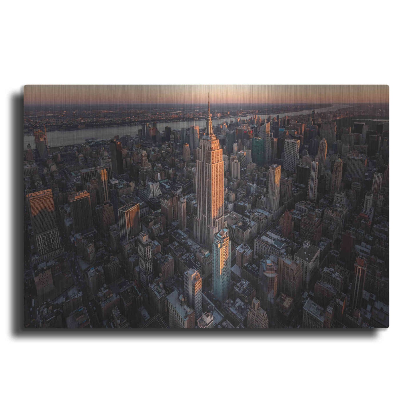 Luxe Metal Art 'Empire Flight' by Bruce Getty, Metal Wall Art