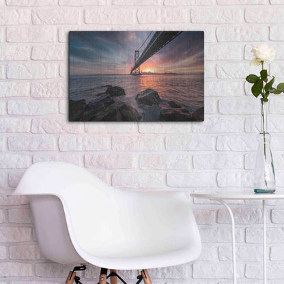 Luxe Metal Art 'Golden Light Explosion' by Bruce Getty, Metal Wall Art,24x16
