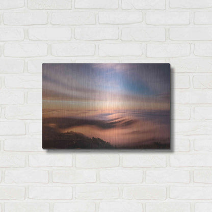 Luxe Metal Art 'Golden Morning' by Bruce Getty, Metal Wall Art,24x16