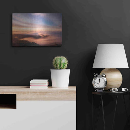 Luxe Metal Art 'Golden Morning' by Bruce Getty, Metal Wall Art,24x16
