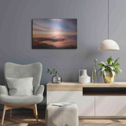 Luxe Metal Art 'Golden Morning' by Bruce Getty, Metal Wall Art,24x16