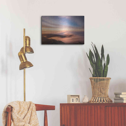 Luxe Metal Art 'Golden Morning' by Bruce Getty, Metal Wall Art,24x16