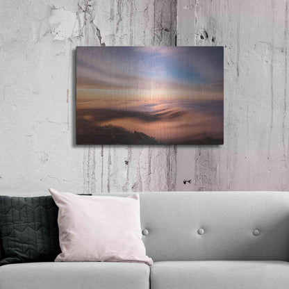 Luxe Metal Art 'Golden Morning' by Bruce Getty, Metal Wall Art,36x24