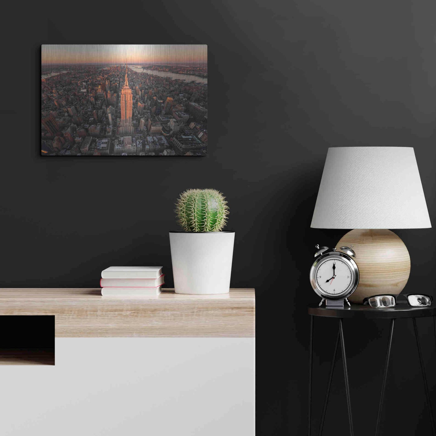 Luxe Metal Art 'Morning Lineup' by Bruce Getty, Metal Wall Art,24x16