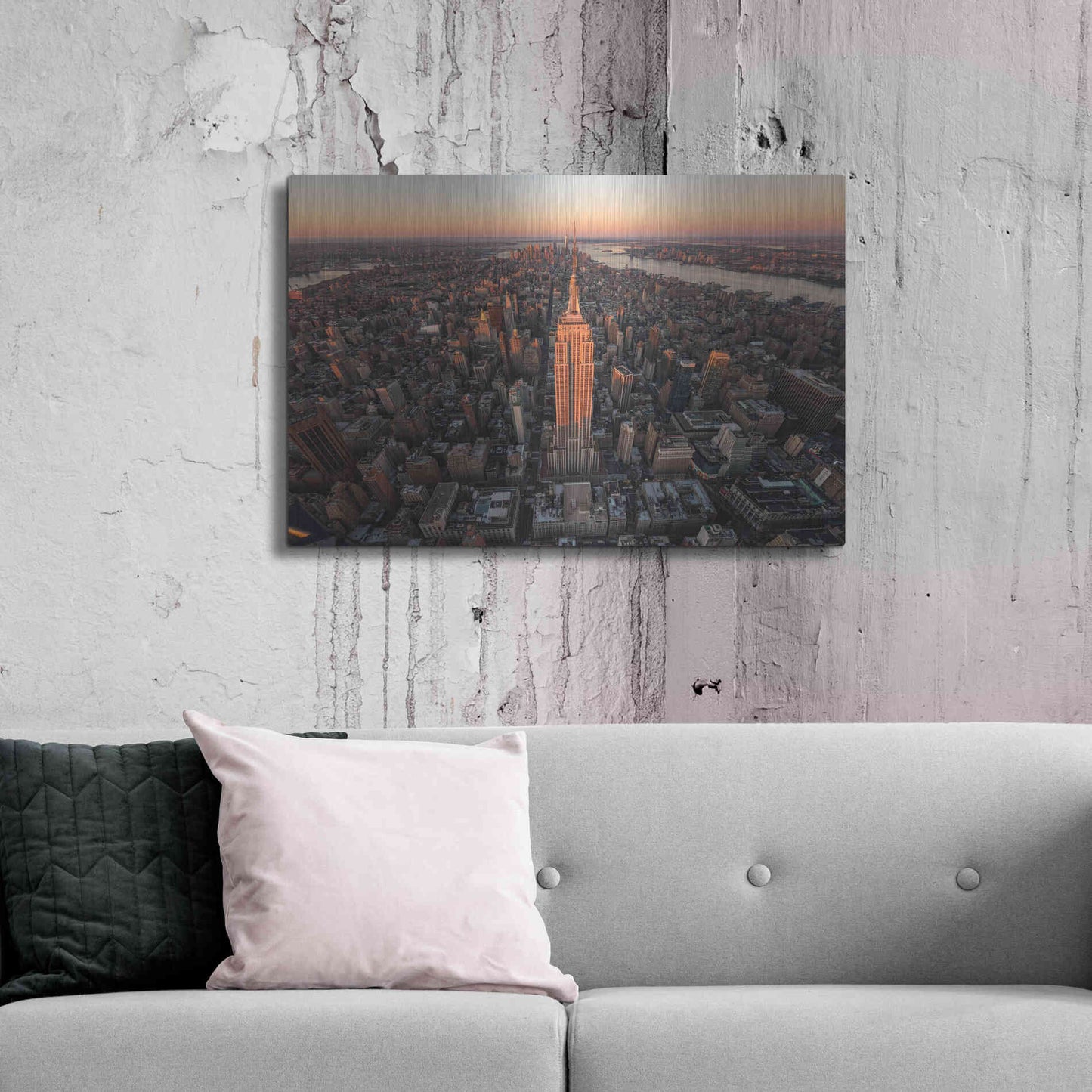 Luxe Metal Art 'Morning Lineup' by Bruce Getty, Metal Wall Art,36x24