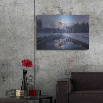 Luxe Metal Art 'Roadside Reflection 2' by Bruce Getty, Metal Wall Art,36x24