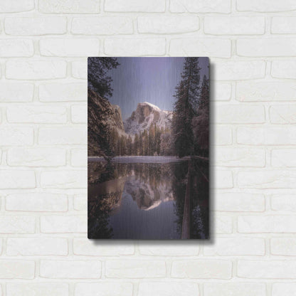 Luxe Metal Art 'Roadside Reflection' by Bruce Getty, Metal Wall Art,16x24