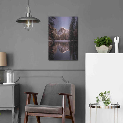 Luxe Metal Art 'Roadside Reflection' by Bruce Getty, Metal Wall Art,16x24