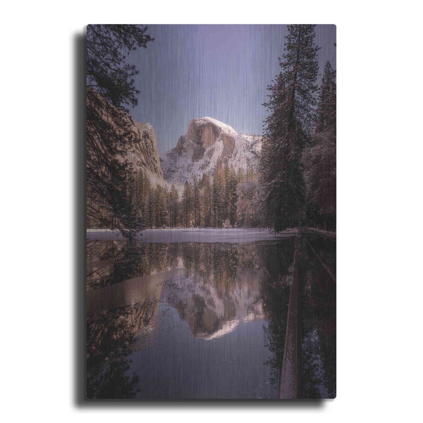 Luxe Metal Art 'Roadside Reflection' by Bruce Getty, Metal Wall Art