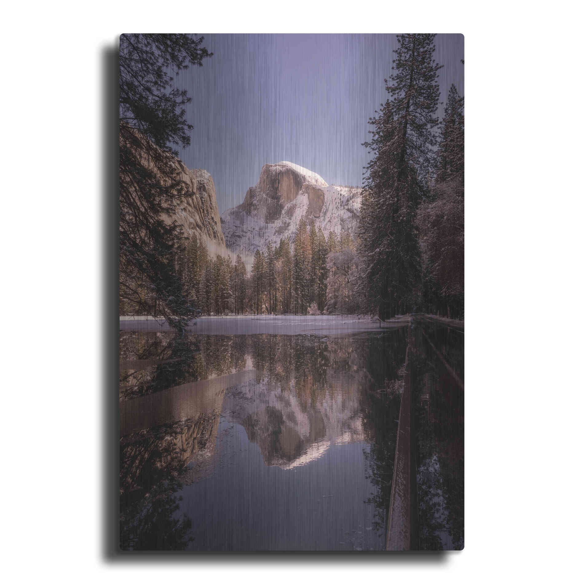 Luxe Metal Art 'Roadside Reflection' by Bruce Getty, Metal Wall Art