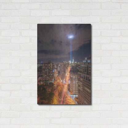 Luxe Metal Art 'Rooftop Break' by Bruce Getty, Metal Wall Art,24x36