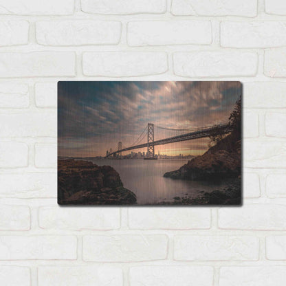 Luxe Metal Art 'San Francisco’s Stretch' by Bruce Getty, Metal Wall Art,16x12