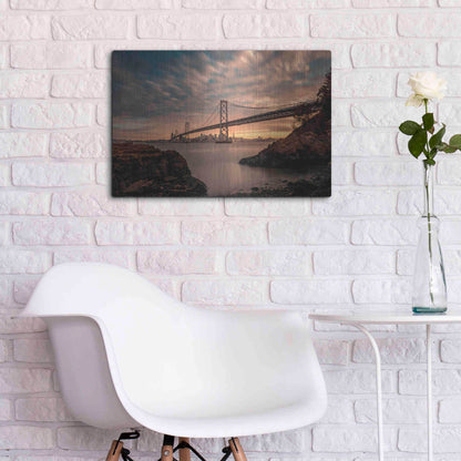 Luxe Metal Art 'San Francisco’s Stretch' by Bruce Getty, Metal Wall Art,24x16