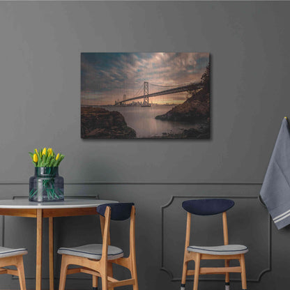 Luxe Metal Art 'San Francisco’s Stretch' by Bruce Getty, Metal Wall Art,36x24