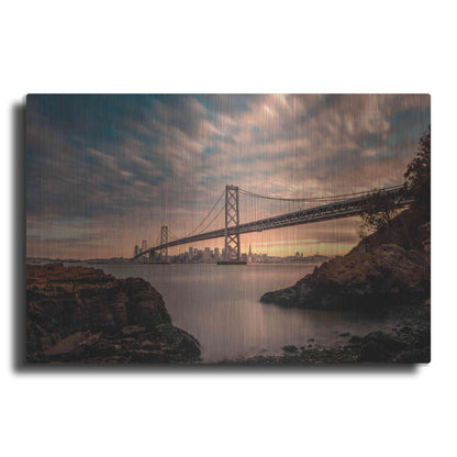 Luxe Metal Art 'San Francisco’s Stretch' by Bruce Getty, Metal Wall Art