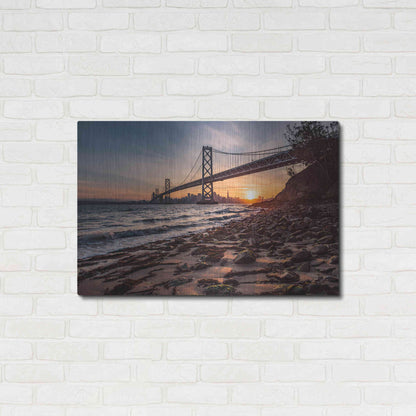 Luxe Metal Art 'Sunset from the Island 2' by Bruce Getty, Metal Wall Art,36x24