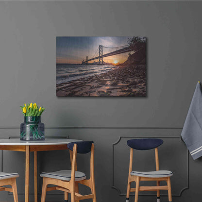 Luxe Metal Art 'Sunset from the Island 2' by Bruce Getty, Metal Wall Art,36x24