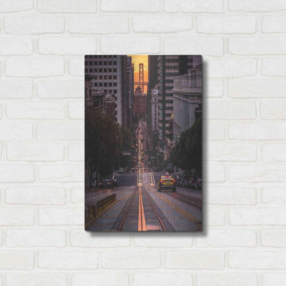 Luxe Metal Art 'The Cab' by Bruce Getty, Metal Wall Art,16x24