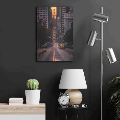 Luxe Metal Art 'The Cab' by Bruce Getty, Metal Wall Art,16x24